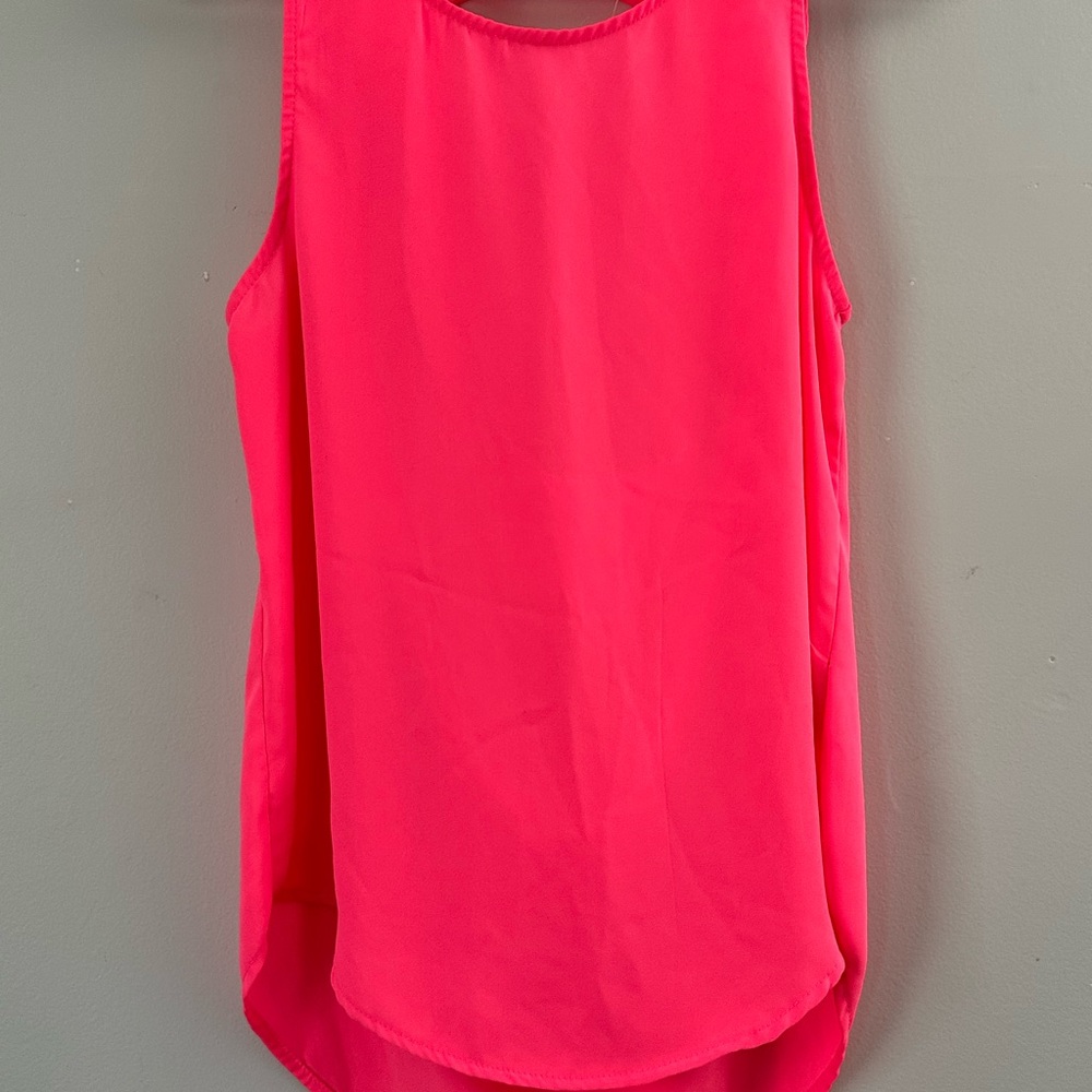 Vibrant Pink Sleeveless Women's Top